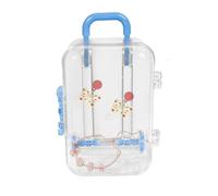 SOYDAN - Caja de caramelos para regalo pequeña en miniatura clara, caja de embalaje de viaje para cumpleaños, boda, cumpleaños, decoración de casa antigua, caja de fiesta Maleta