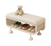 SOYDAN Contemporary Upholstered Bench in Faux Leather, Bench Seat with Storage, End of Bed Bench with Steel Legs, Entryway Put On Shoes for Hallway, Bedroom, Living Room, Dining Room(100 * 35 * 45CM)