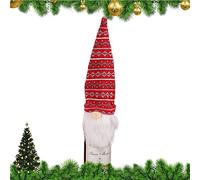 SOYDAN Funda para botella de gnomo - Fundas de vino tejidas bonitas y decorativas para botellas de vino, decoración de vino para decoración de mesa de comedor de Navidad, decoración de fiesta,