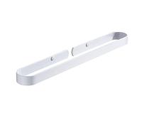 SOYDAN Toallero Toallero Montado En La Pared Toallero Adhesivo Sin Perforación Espacio De Un Solo Disparo Inodoro De Cocina De Aluminio-Blanco_50cm. (Blanco 50cm.)