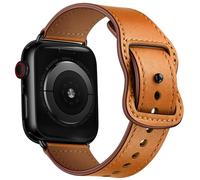 Soyeacrg Compatible con Apple Watch Band de 49 mm, 45 mm, 44 mm, 42 mm, 41 mm, 40 mm, 38 mm, correa de repuesto de piel auténtica para iWatch Series 9, 8, 7, 6, 5, 4, 3, 2, 1, SE Ultra 1 2,