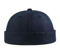 Boinas Sombreros Gorra Hombre Tamaño Grande Gorra Marinera Gorro Gorro Hombre Sombrero Bucket Sombrero Sin ala Gorro Gorra Papá Xl60-68Cm Azul Marino