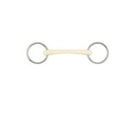 Soyo Bocado de 2 Anillas para Caballo Recto Desmontable Happy Mouth ribbeb