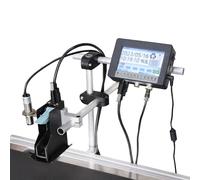SOYPAX Codificador de inyección de Tinta en línea,Impresora portátil Comercial pequeña de 12,7 mm, codificador de inyección de Tinta, máquina codificadora automática