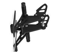SOYTZBMK Motocicletas Estriberas Juego Trasero Ajustable para Motocicleta, Reposapiés De Aluminio para Motocicleta, Reposapiés para Honda CB500 CB 500 1998 2003 1999 2000 2001 2002(Nero)