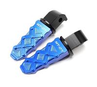 SOYTZBMK Motocicletas Estriberas Reposapiés para Motocicleta, Pedales, Reposapiés Traseros para Pasajero, para Yamaha MT-07 MT07 MT 07 Mt07 2014-2021 2020 2019 2018 2017 2016 2015(BLU)