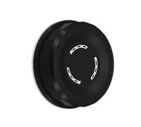 SOYTZBMK Protector de depósito Accesorios De Motocicleta para Kawasaki Z1000 2007 2008 2009 Depósito De Líquido Delantero Tapa De Cubierta De Aceite Cilíndrico Z 1000(Nero)