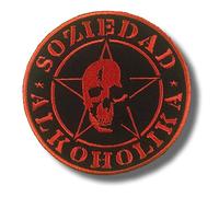 Soziedad Alkoholika - Parche bordado con apliques de hierro