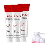 SP-10 Pasta de dientes probiótica para gestión de la salud bucal, pastadental SP10 probióticos orgánicos, pastas dentales probióticas SP10, pasta de dientes ultra blanqueadora Sp-10, limpieza profunda