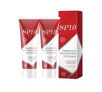 SP-10 Probiotic Whitening Pasta Dentífrica para Blanquear los Dientes y Aliento Fresco,Teeth Whitening Foam Toothpaste, Limpie la Boca, Repare el Esmalte y Evite la Caries Dental, 2Pack