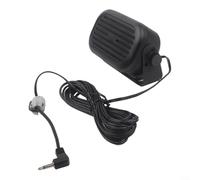 SP-35 - Altavoz externo para radio de coche Icom IC-2730 ID-5100 ID-4100 IC-7100 IC-718, 5 W, 4 ohmios, con cable de 6.5 pies y soporte ajustable, actualización de audio de radio jamón