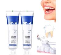 SP-4 Toothpaste,SP-4 Probiotics Whitening Toothpaste,Sp-4 Super Probiotic-4 Toothpaste,Brightening & Stain Removing Toothpaste,Promotes Healthy Teeth and Gums,Prevents Tartar (2 Pcs, Blue)