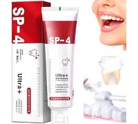 SP-4 Toothpaste,SP-4 Probiotics Whitening Toothpaste,Sp-4 Super Probiotic-4 Toothpaste,Brightening & Stain Removing Toothpaste,Promotes Healthy Teeth and Gums,Prevents Tartar (1 Pcs, Red)