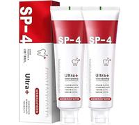 Sp-4 Ultra Whitening, Yayashi Sp-4 Probiotic Whitening Toothpaste,SP-4 Probiotics Whitening Toothpaste,Promotes Healthy Teeth and Gums,Whitens Teeth (2 Pcs)