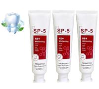 Sp-5 Toothpaste, Whitening Toothpaste Sp 5, Sp-5 Probiotic Whitening Toothpaste, SP-5 Deep Cleaning Care, Remove Tooth Stains (120g, 3pcs)