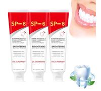 SP-6 Pasta de dientes 120 g, pasta de dientes blanqueadora probiótica, SP-6 Pasta de dientes SP-6, pasta de dientes ultra blanqueadora, pasta de dientes probiótica, pasta de dientes brillante