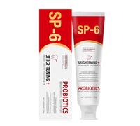 SP-6 Pasta ultra blanqueadora - 120 g, pasta de dientes blanca brillante con probióticos - SP-6 pasta de dientes blanqueadora - Pasta de dientes de limpieza profunda para el cuidado bucal para