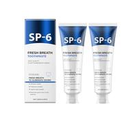 SP-6 Probiotic Whitening Pasta Dentífrica para Blanquear los Dientes y Aliento Fresco,Teeth Whitening Foam Toothpaste, Limpie la Boca, Repare el Esmalte y Evite la Caries Dental, 2Pack