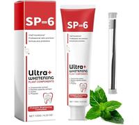 Sp-6 Toothpaste, Sp-6 Probiotics Whitening Toothpaste - Sp-6 Probiotic Toothpaste, Natural Probiotics Whitening Toothpaste, Stain Remover for Teeth, Deep Stains Toothpaste (Red)