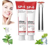 Sp-6 Ultra Whitening, Sp 6 Ultra Whitening Pasta de dientes blanqueadora con probióticos, pasta de dientes iluminadora, Probiotic Brightening Toothpaste, Deep Cleaning Care Toothpaste (2sets)