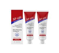 SP-6H Probiotic Whitening Pasta Dentífrica para Blanquear los Dientes y Aliento Fresco,Teeth Whitening Foam Toothpaste, Limpie la Boca, Repare el Esmalte y Evite la Caries Dental, 2Pack