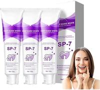 Sp-7 Toothpaste,Brightening & Stain Removing Toothpaste,SP-7 Natural Tooth Whitener Whitening Toothpaste,Deeply Cleaning Gums,Removes Tooth Stains Fresh Breath (3pcs)