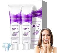 Sp-7 Toothpaste,Brightening & Stain Removing Toothpaste,SP-7 Natural Tooth Whitener Whitening Toothpaste,Deeply Cleaning Gums,Removes Tooth Stains Fresh Breath (2pcs)
