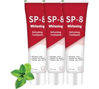 SP-8 Probiotic Toothpaste, SP-8 Ultra Whitening Toothpaste, Fresh Breath, Deep Cleaning Care Toothpaste, Oral Care, 3 PCS