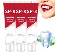 SP-8 Probiotic Toothpaste, SP-8 Ultra Whitening Toothpaste, Toothpaste with Fresh Breath, Deep Cleaning Care Toothpaste for Oral Hygiene (3 PCS)