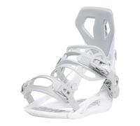 SP Bindings Base de fijación para snowboard | Talla M | Color: Blanco | Sistema FASTEC patentado | Hybrid con Fast Entry + Strap in | Performance + Comfort | Para hombre y mujer