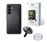 SP CONNECT Micro Stem Bundle | SPC+ | Compatible con Samsung S26 Plus | Soporte para teléfono móvil para el manillar de la bicicleta | Soporte para teléfono móvil