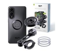 SP CONNECT Moto Bundle con módulo antivibración | SPC+ | Compatible con Samsung S25 Edge | Soporte para teléfono móvil para moto, bicicleta, ciclomotor | soporte para gadget para navegador