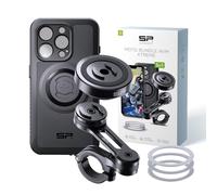 SP CONNECT Moto Bundle II AVM Xtreme | SPC+ | Soporte Compatible con iPhone 15 Pro | Soporte para Teléfono Móvil Motocicleta | Soporte para Smartphone | Accesorios Absorbentes para Ciclomotor