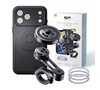 SP CONNECT Moto Bundle II AVM Xtreme | SPC+ | Soporte compatible con iPhone 17 Pro Max | Soporte de teléfono móvil para moto | Soporte para teléfono móvil Smartphone | Accesorios antivibración para