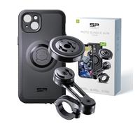SP CONNECT Moto Bundle II AVM Xtreme | SPC+ | Soporte de teléfono móvil compatible con iPhone 15 Plus para moto, bicicleta, ciclomotor | soporte para gadget para navegador