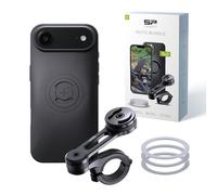 SP CONNECT Moto Bundle | SPC+ | Compatible con iPhone Air | Soporte para teléfono móvil para moto ciclomotor | Soporte para gadget para navegador
