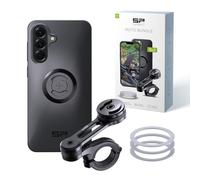 SP CONNECT Moto Bundle | SPC+ | Compatible con Moto Bundle Samsung A56 | Soporte de teléfono móvil para moto bicicleta ciclomotor Scooter | Gadget Soporte para GPS