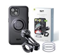 SP CONNECT Moto Bundle Xtreme | SPC+ | Soporte compatible con iPhone 15 | Soporte de teléfono móvil para moto | Soporte para teléfono móvil Smartphone | Accesorios para Scooter