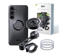 SP CONNECT Paquete Moto con Módulo Anti Vibración | SPC+ | Compatible con Samsung S24+ | Soporte para Teléfono Móvil para Moto, Bicicleta, Ciclomotor, Scooter | Soporte para Navegador