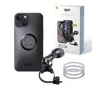 SP CONNECT Soporte de teléfono móvil para Bicicleta | SPC+ | para iPhone 14/13 | para Manillar de Bicicleta, para Todos los teléfonos Inteligentes como iPhone Samsung