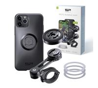 SP CONNECT Soporte para móvil de Moto con módulo antivibración | SPC+ | para iPhone 11 Pro/XS/X para Moto | ciclomotor | Accesorio para Todos los teléfonos Inteligentes como iPhone Samsung
