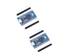 SP-Cow 2PCS Pro Micro 32U4 5V 16MHz Bootloadered IDE Micro USB Pro Micro Placa de Desarrollo Microcontrolador Compatible con conexión Pro Micro Serial con Cabezal de Clavija