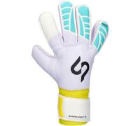 SP Fútbol - Guantes de portero Earhart Competition Niña, Unisex, White-Cyan, 5