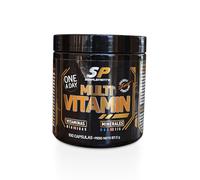 SP - Multivitaminas y Minerales, 100 cápsulas veganos, Complejo Multivitaminico con 12 vitaminas y 6 minerales esenciales Vitamina C, A, B, D, E, Magnesio, Hierro, Zinc y mucho más,para hombre y mujer