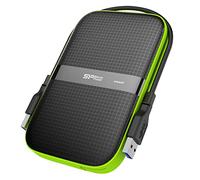 SP Silicon Power 2 TB Robusto portátil Externo Armadura de Disco Duro A60 a Prueba de Golpes USB 3.1 Gen1 para PC Mac Xbox y PS4 Negro