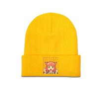 SP-Y×FAMI-LY Gorras de Hombre Invierno, Gorro Beanie de Lana Ultra Suave y Cálidos, Sombreros Moda Slouch, para Adulto, Light(Yellow)