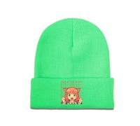 SP-Y×FAMI-LY Gorras de Hombre Invierno, Gorro Beanie de Lana Ultra Suave y Cálidos, Sombreros Moda Slouch, para Adulto, Light(Green)