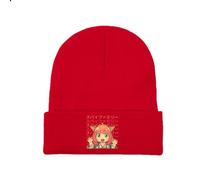 SP-Y×FAMI-LY Gorras de Hombre Invierno, Gorro Beanie de Lana Ultra Suave y Cálidos, Sombreros Moda Slouch, para Adulto, Light(Red)