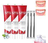 SP10 Probiotic Toothpaste,SP 10 Probiotic Toothpaste Whitening,SP-10 Probiotic Whitening Toothpastes,Deep Cleaning Care Toothpastes,Stain Removal,Fresh Mouth,Natural Formula (3)