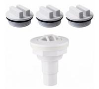 SP1022C Kit de sellado de invierno para piscina, cubiertas roscadas de 1.5 pulgadas y conector de chorro de salida de retorno para filtros Hayward piscinas al aire libre, protección contra congelación